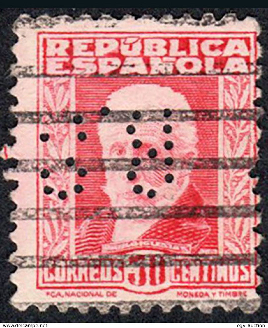 Madrid - Perforado - Edi O 669 - "R.G." (Richard Gans - Imprenta) - Used Stamps