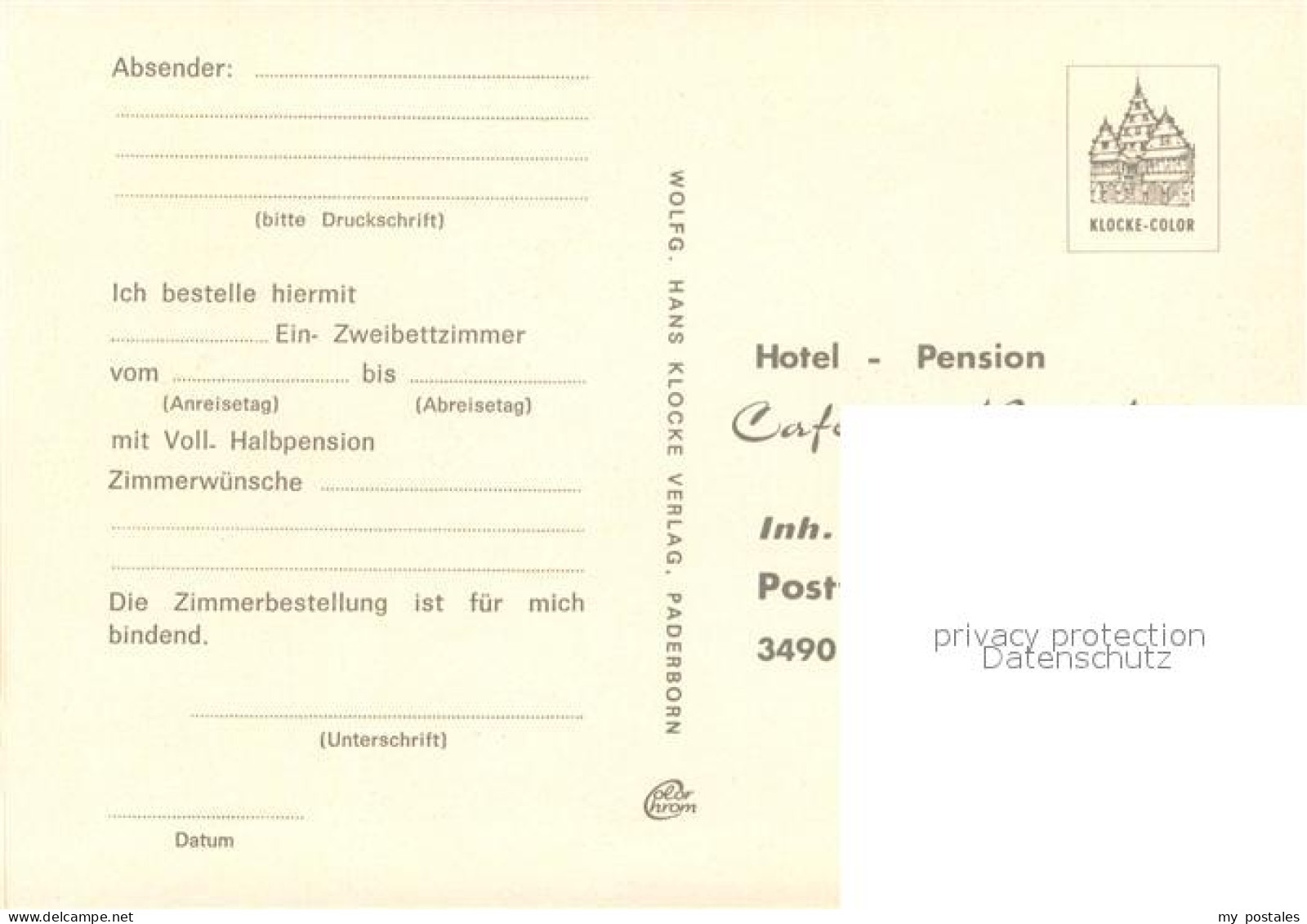 73641033 Bad Driburg Hotel Pension Cafe Am Rosenberg Bad Driburg - Bad Driburg