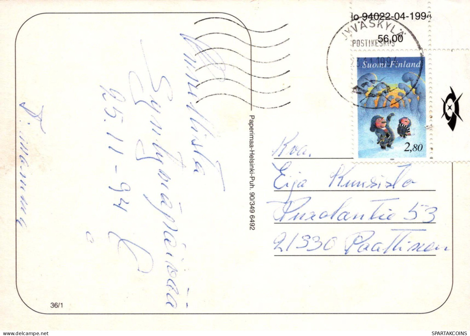FLEURS Vintage Carte Postale CPSM #PAS164.FR - Fleurs