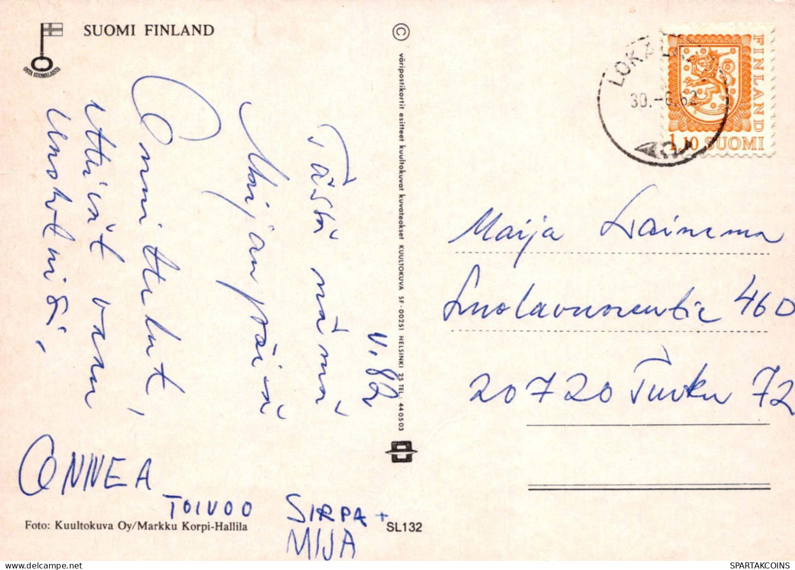 FLEURS Vintage Carte Postale CPSM #PAR262.FR - Fleurs