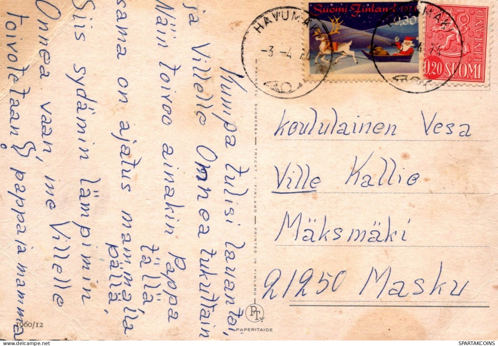 CHIEN Animaux Vintage Carte Postale CPSM #PAN888.FR - Perros