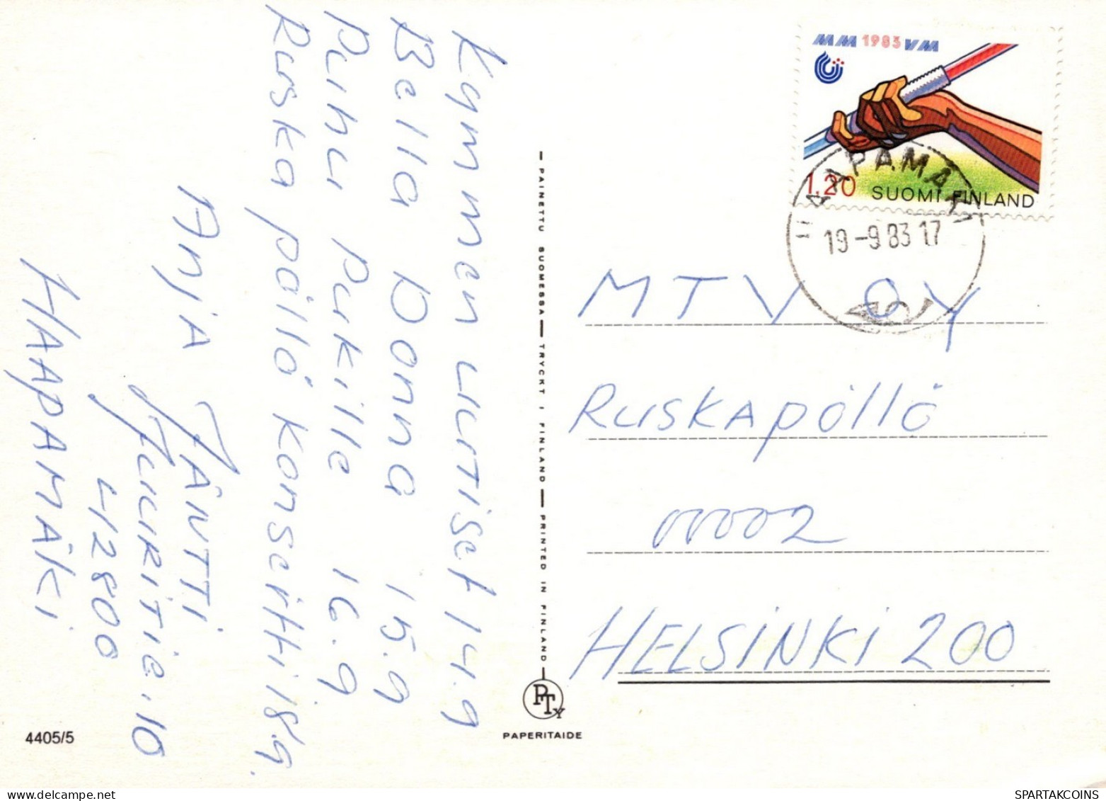 CHIEN Animaux Vintage Carte Postale CPSM #PAN627.FR - Chiens