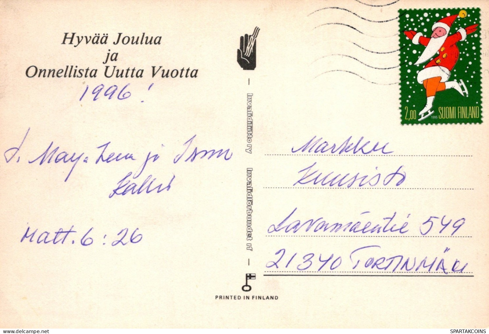 OISEAU Animaux Vintage Carte Postale CPSM #PAN002.FR - Birds