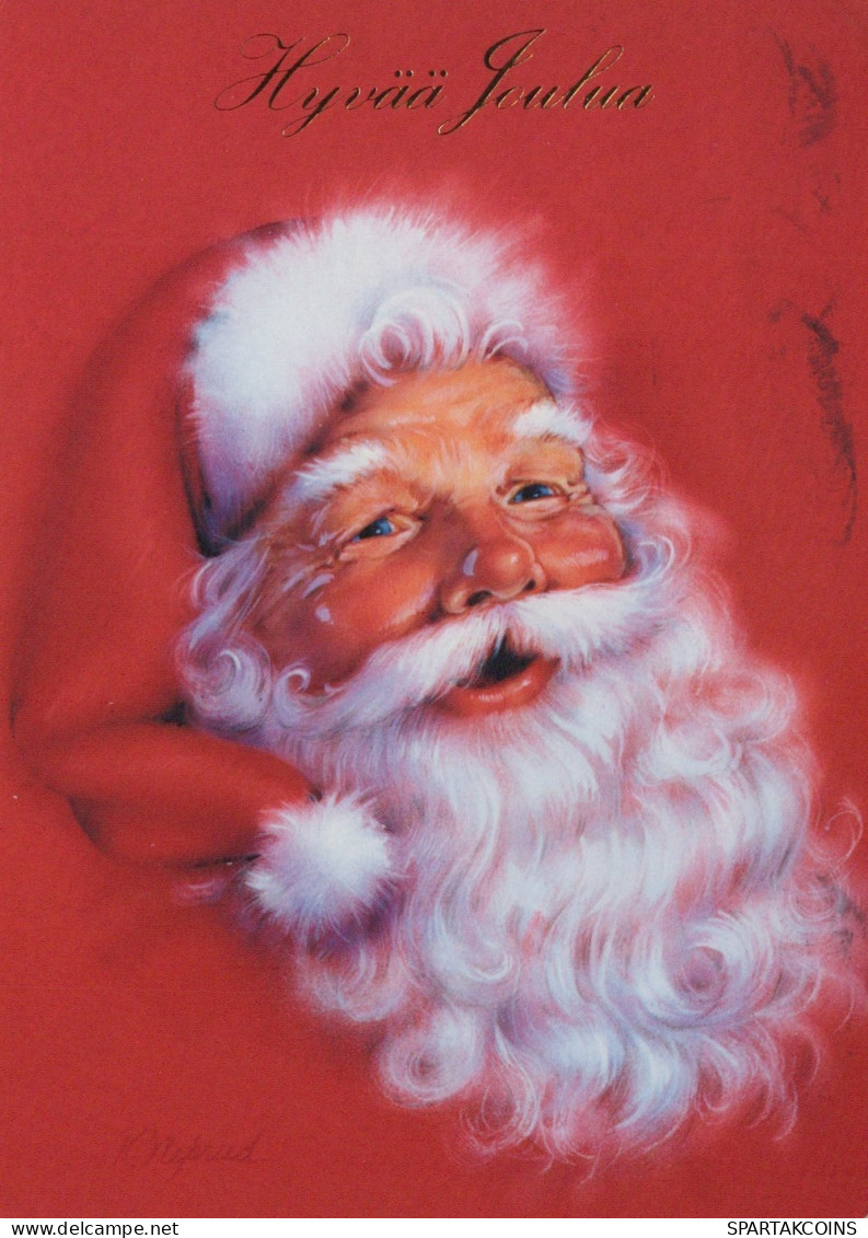 PÈRE NOËL NOËL Fêtes Voeux Vintage Carte Postale CPSM #PAJ812.FR - Santa Claus