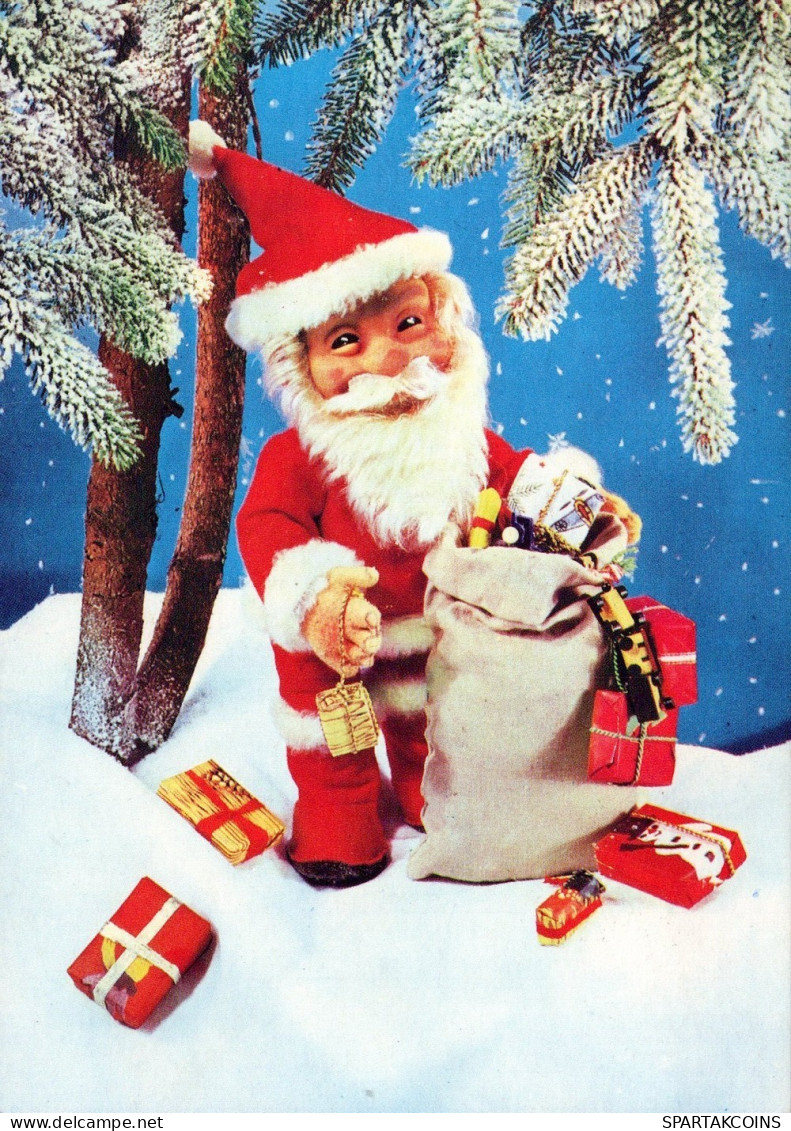 PÈRE NOËL NOËL Fêtes Voeux Vintage Carte Postale CPSM #PAK023.FR - Santa Claus