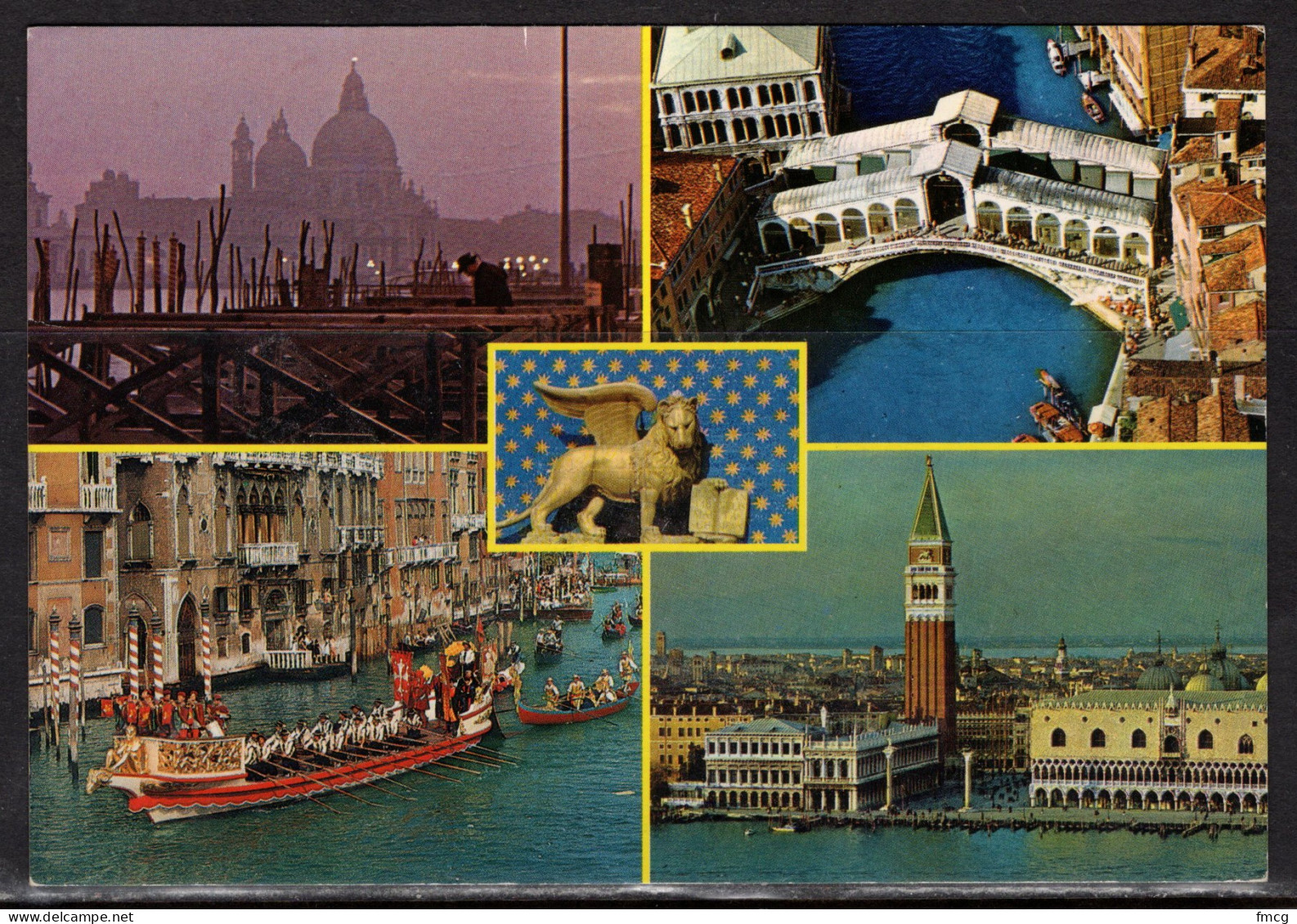 Italy, Venice, Multi-view, Writing On Back - Venezia (Venice)