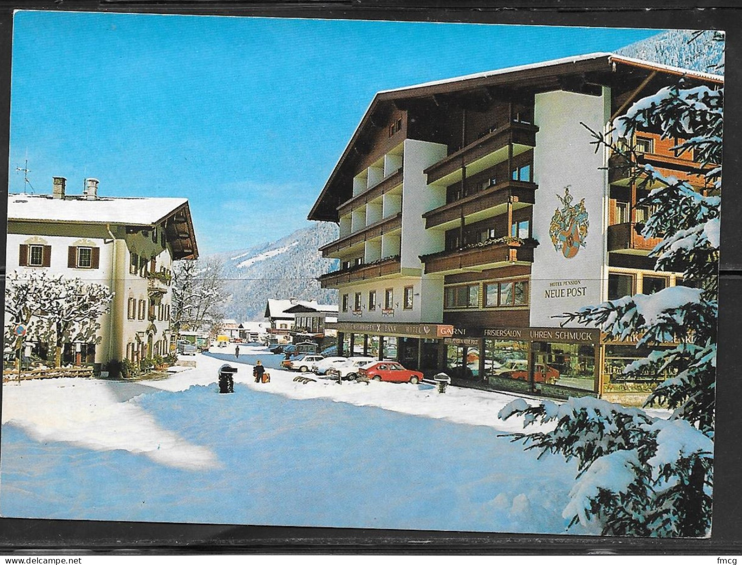 Zillertal, Tirol, Hotel Neue Post, Writing On Back - Zillertal