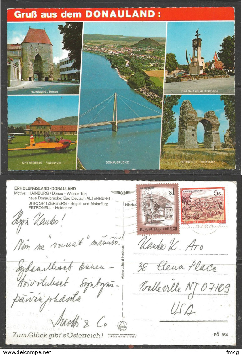 Erholungsland, Donauland, Mailed To USA - Krems An Der Donau