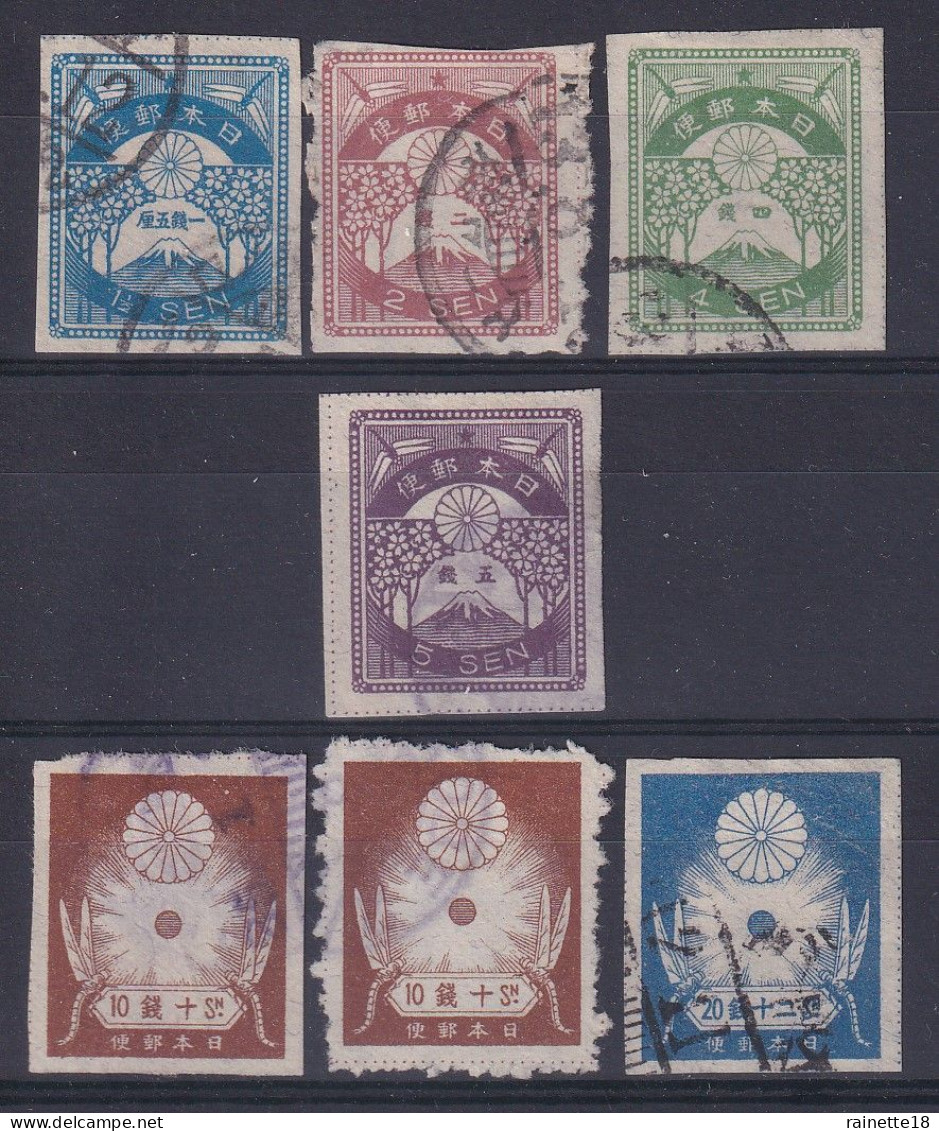 Japon     176/177-179/180- 182/183 Tous Oblitérés - Used Stamps