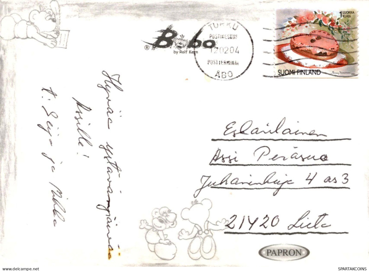 BEAR Animals Vintage Postcard CPSM #PBS166.GB - Orsi
