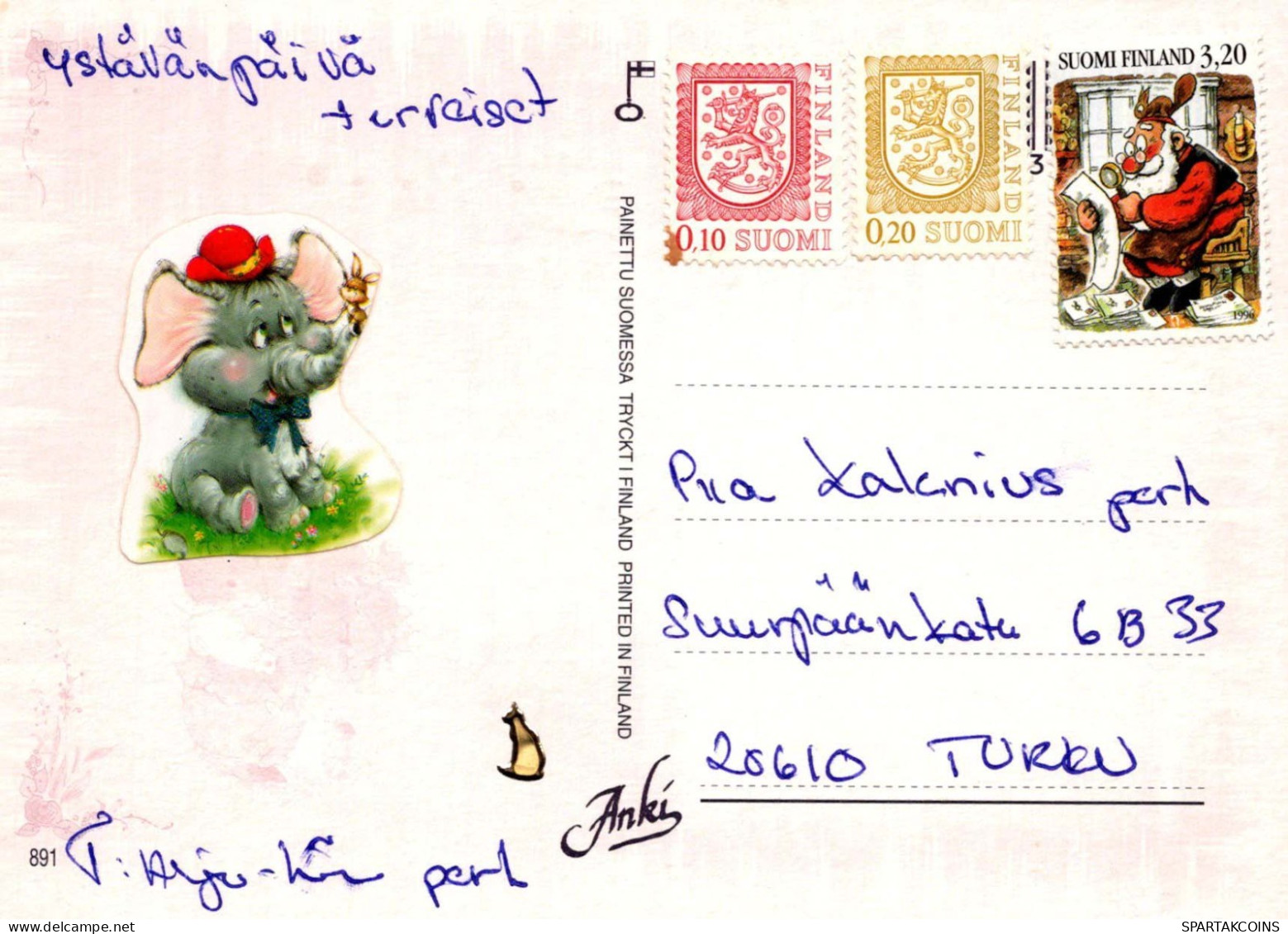 HEDGEHOG Animals Vintage Postcard CPSM #PBR234.GB - Sonstige & Ohne Zuordnung