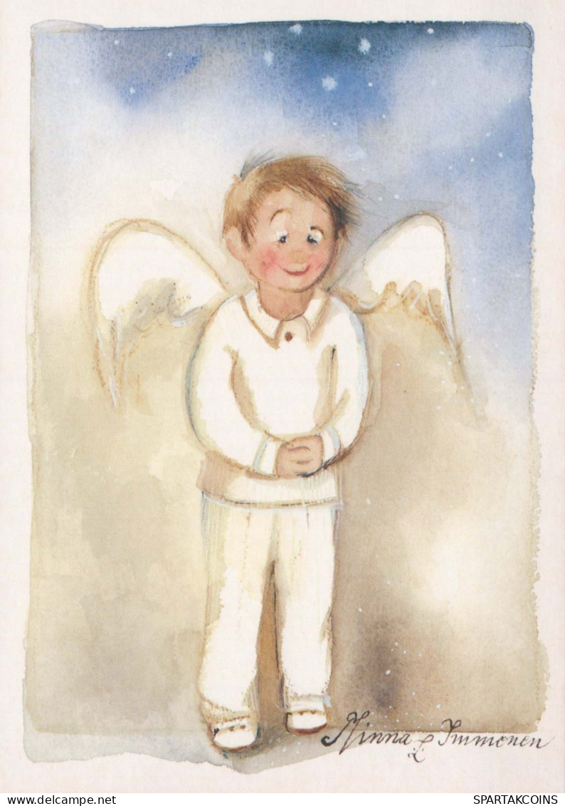 ANGEL Christmas Vintage Postcard CPSM #PBP298.GB - Engelen