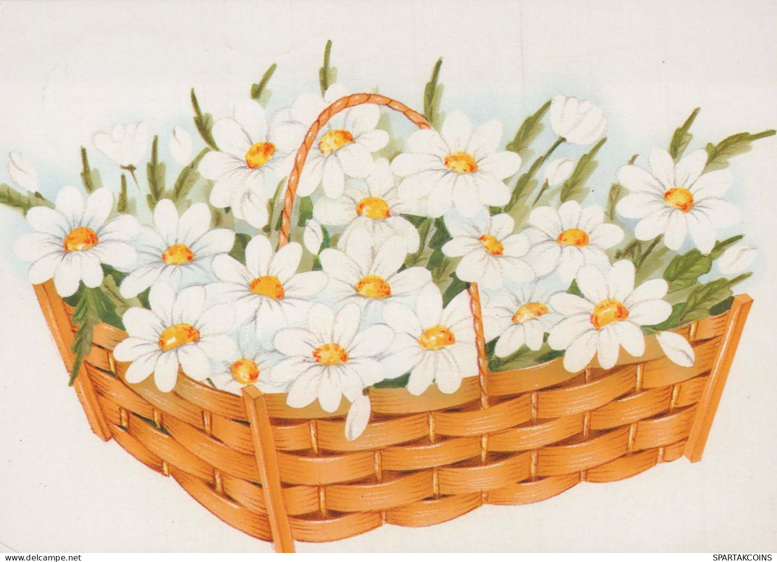 FLOWERS Vintage Postcard CPSM #PAR681.GB - Fleurs