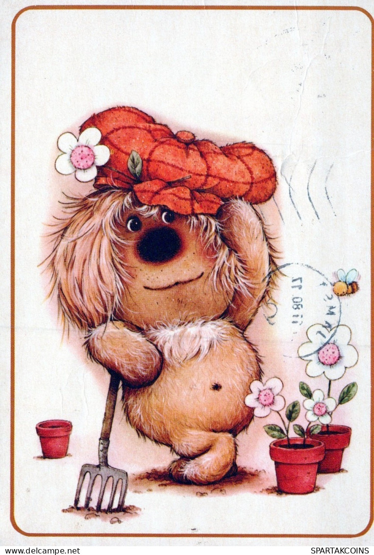 DOG Animals Vintage Postcard CPSM #PAN956.GB - Honden