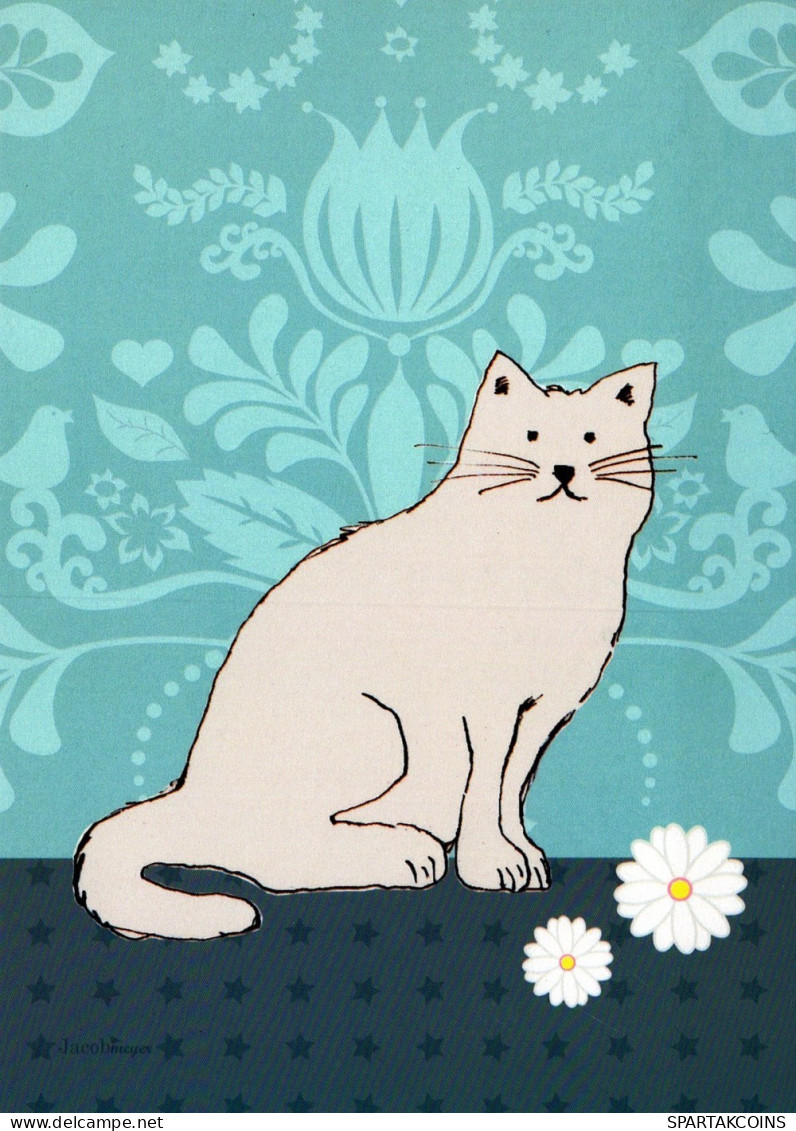 CAT KITTY Animals Vintage Postcard CPSM #PAM495.GB - Katten