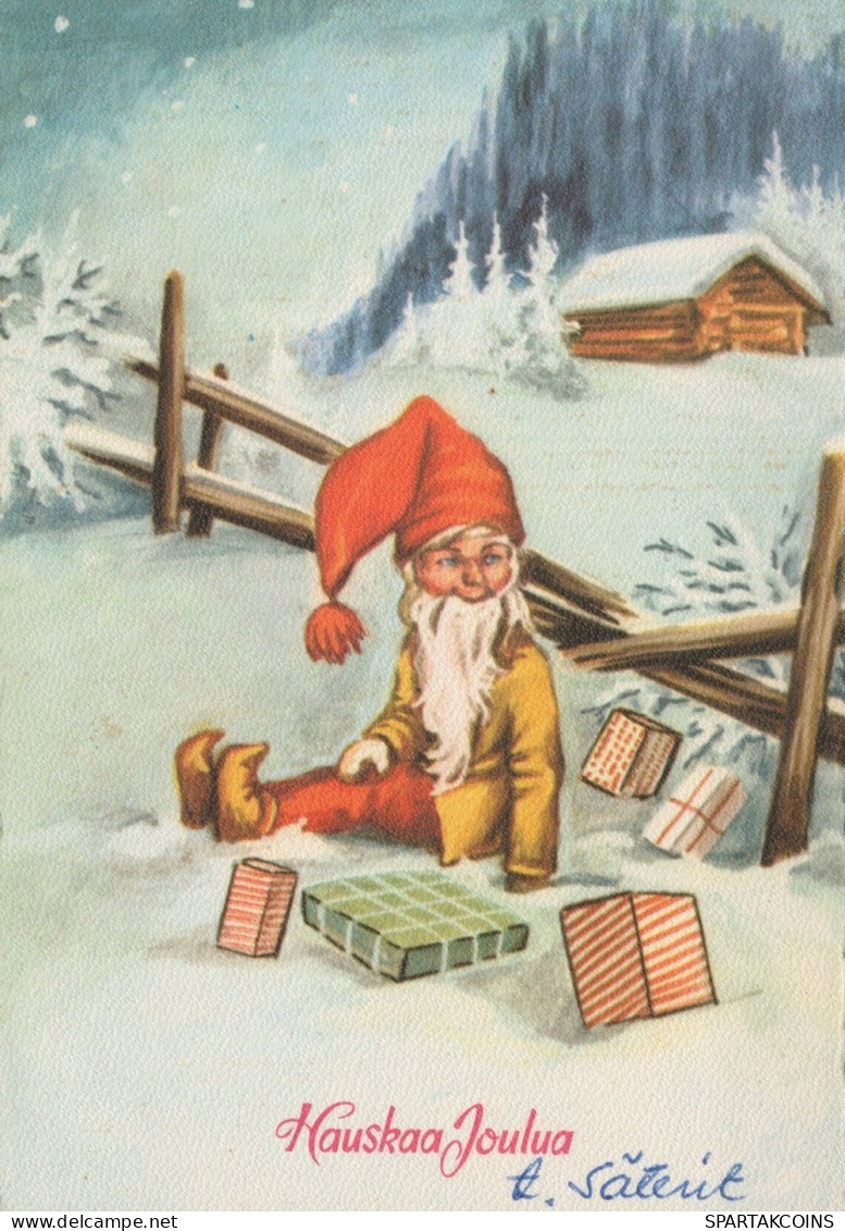 SANTA CLAUS CHRISTMAS Holidays Vintage Postcard CPSM #PAK449.GB - Santa Claus