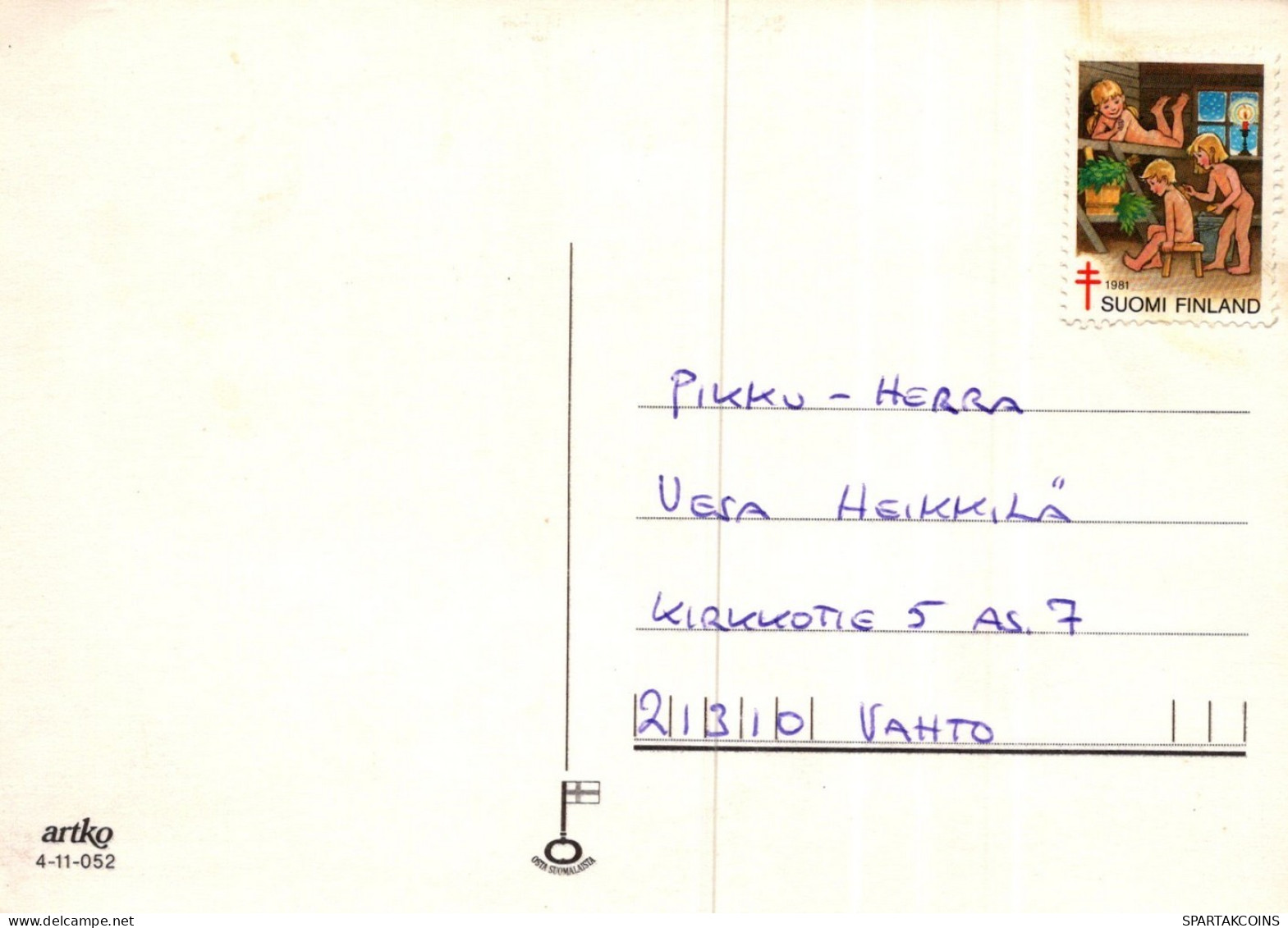 SANTA CLAUS CHRISTMAS Holidays Vintage Postcard CPSM #PAK387.GB - Santa Claus