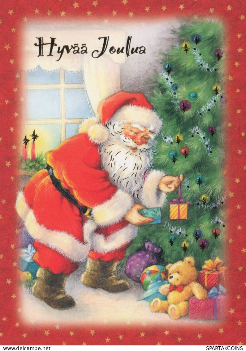SANTA CLAUS CHRISTMAS Holidays Vintage Postcard CPSM #PAK164.GB - Santa Claus