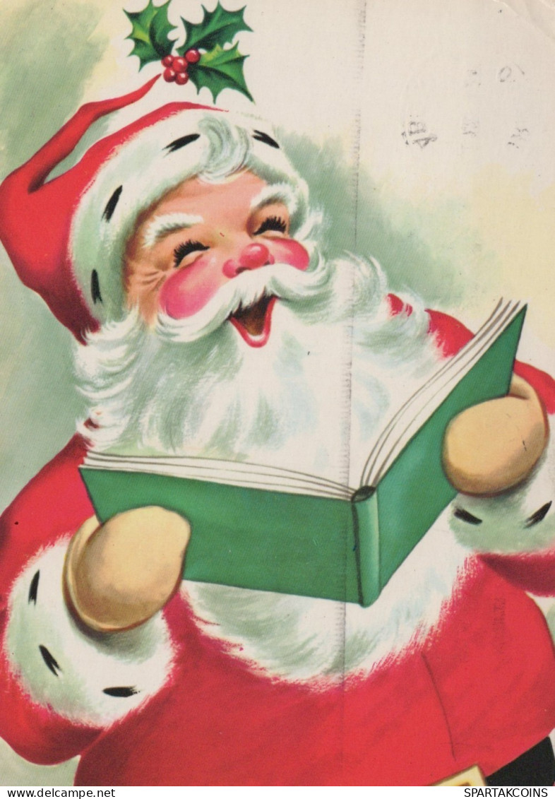 SANTA CLAUS CHRISTMAS Holidays Vintage Postcard CPSM #PAJ810.GB - Kerstman
