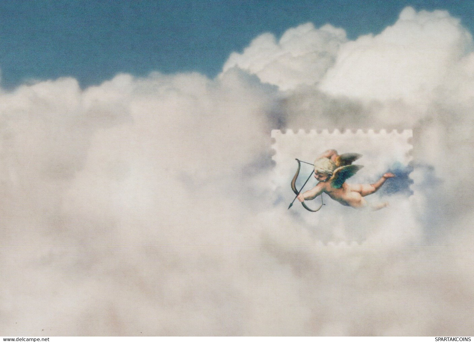 ANGEL CHRISTMAS Holidays Vintage Postcard CPSM #PAH522.GB - Angeli