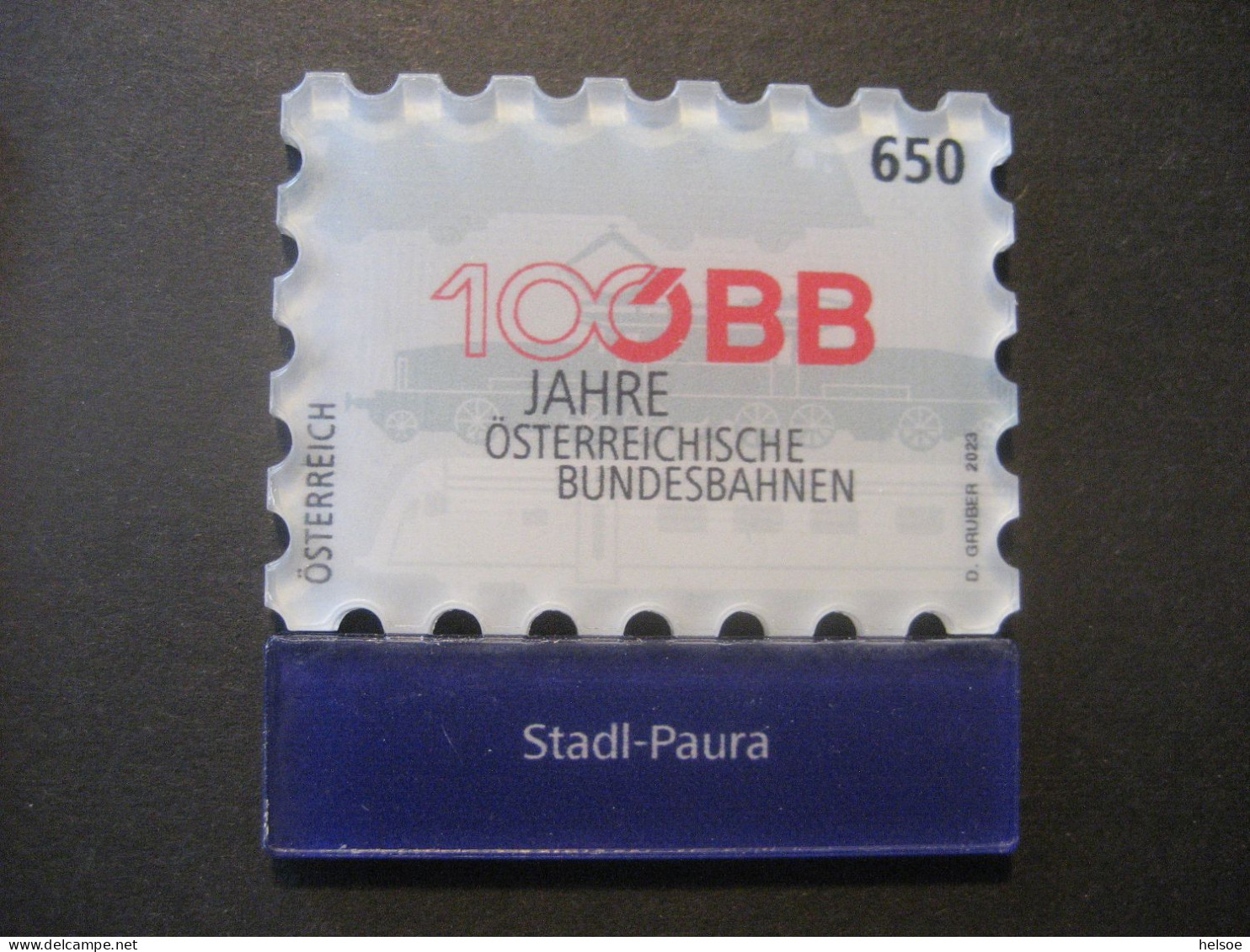 Österreich- 100 Jahre ÖBB Mit Anhang Stadl-Paura Mit Magnetfeld Ungebraucht - Unused Stamps