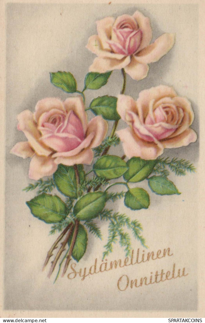 FIORI Vintage Cartolina CPA #PKE507.IT - Flowers