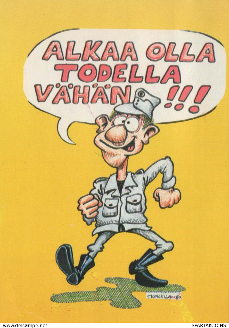 SOLDATI UMORISMO Militaria Vintage Cartolina CPSM #PBV844.IT - Humoristiques