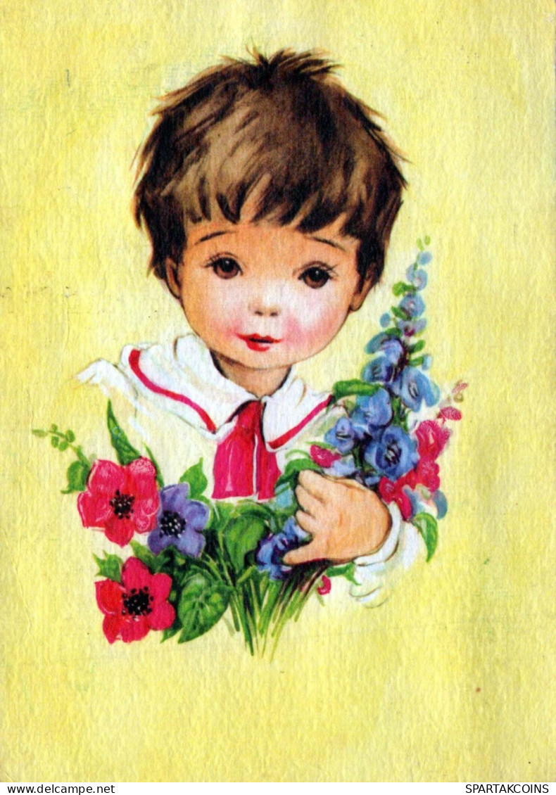 BAMBINO Ritratto Vintage Cartolina CPSM #PBV044.IT - Ritratti