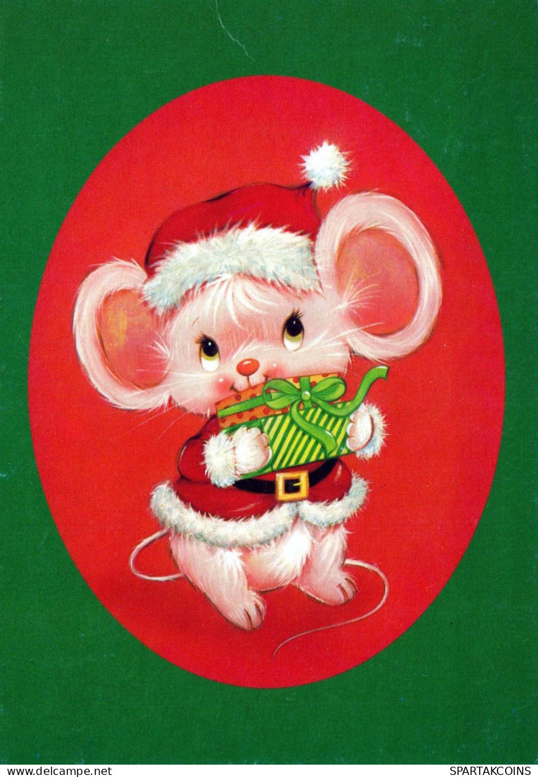 MOUSE Animale Vintage Cartolina CPSM #PBR239.IT - Sonstige & Ohne Zuordnung