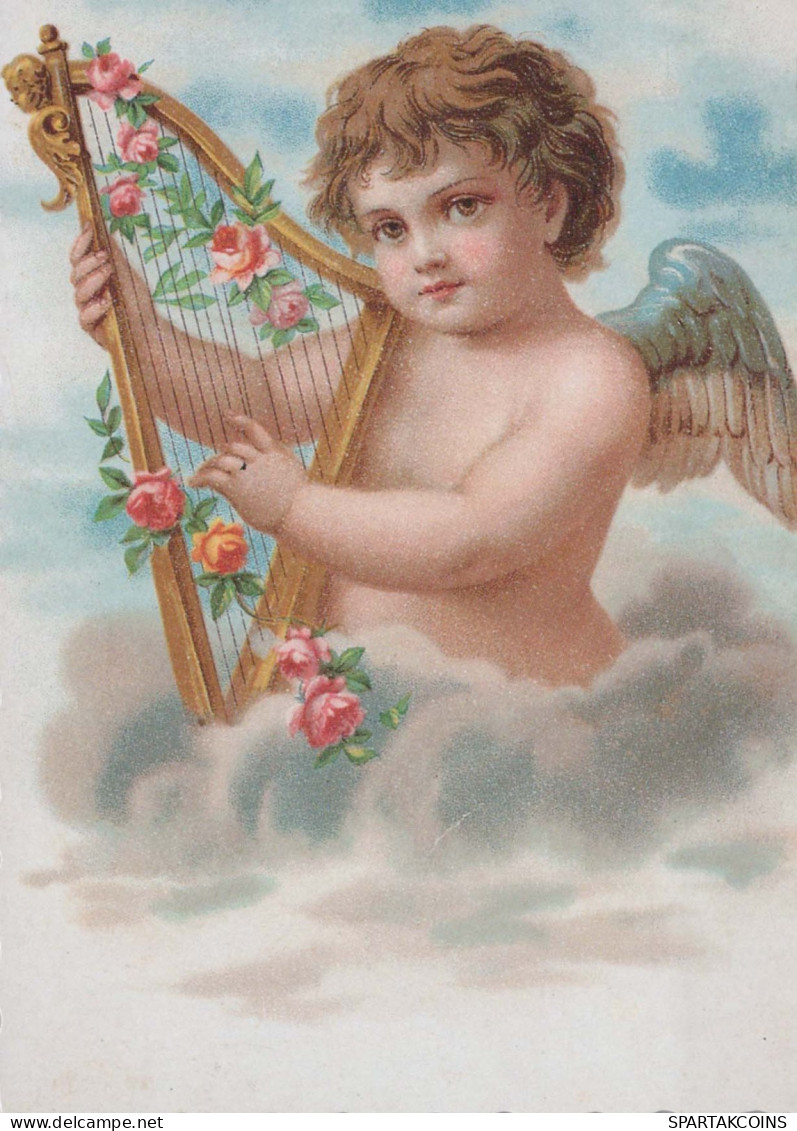 ANGELO Natale Vintage Cartolina CPSM #PBP494.IT - Angels