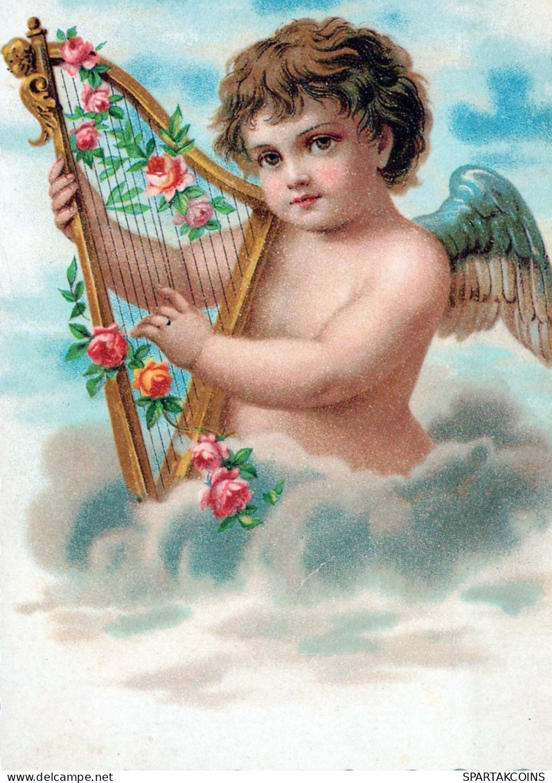 ANGELO Natale Vintage Cartolina CPSM #PBP494.IT - Engel