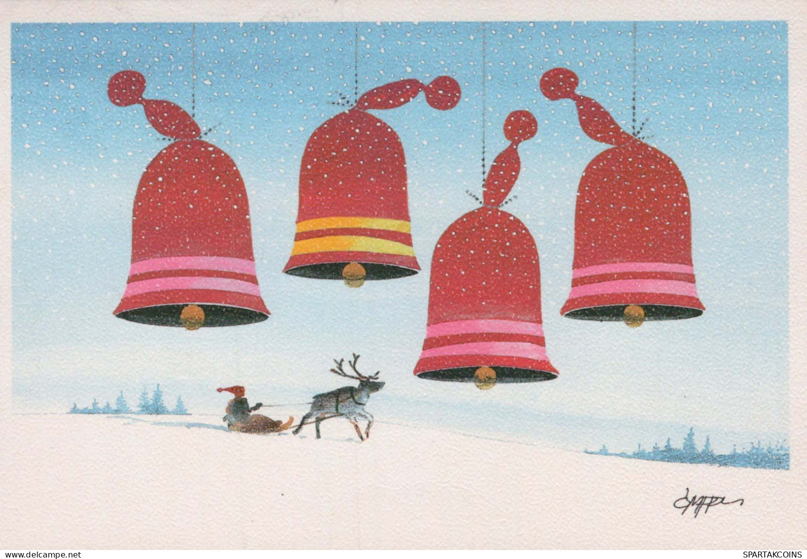 Buon Anno Natale Vintage Cartolina CPSM #PBN371.IT - Nouvel An