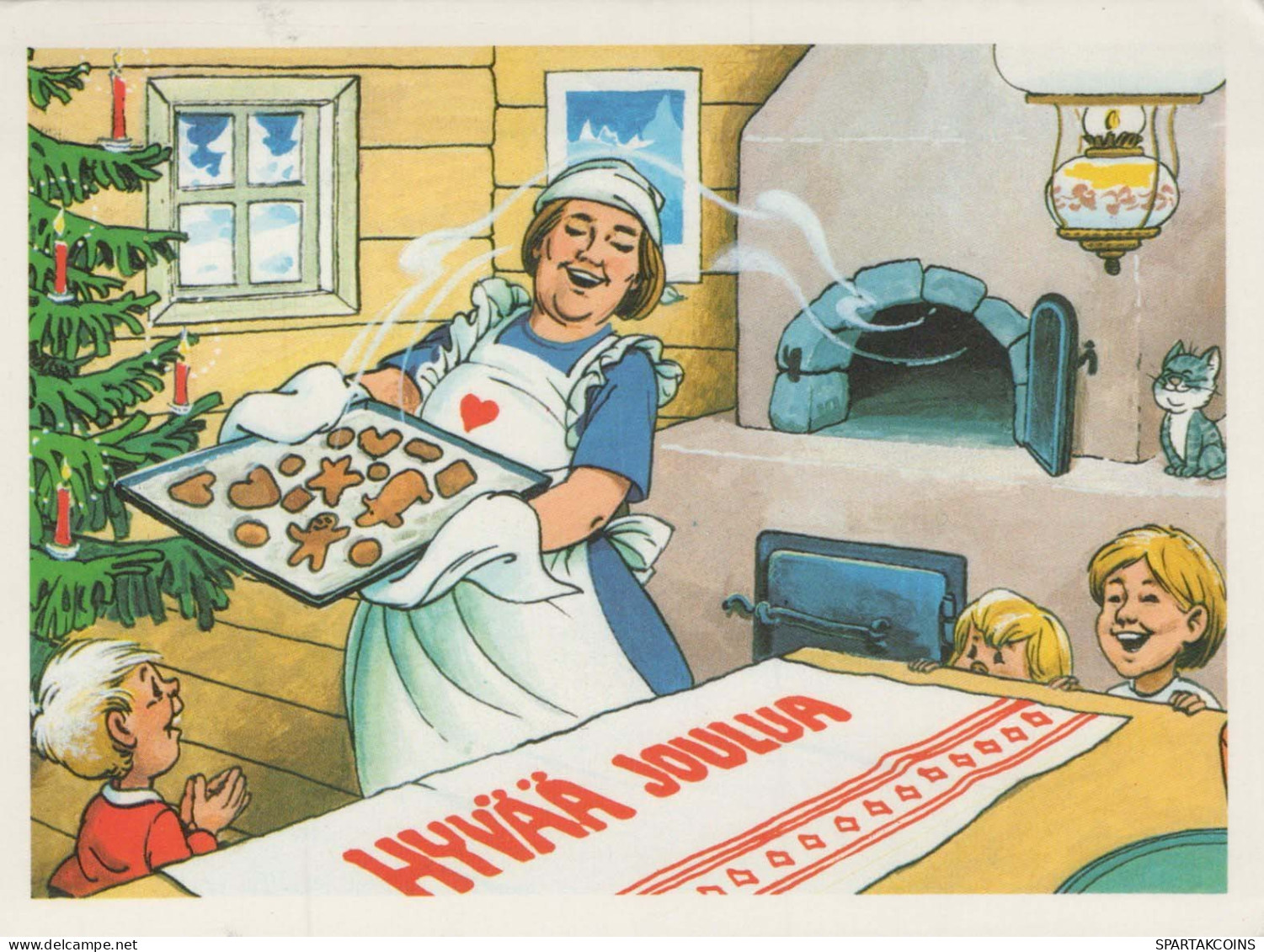 Buon Anno Natale Vintage Cartolina CPSM #PAY583.IT - Año Nuevo