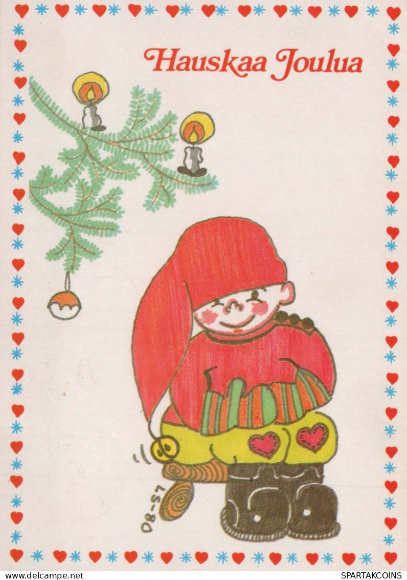 Buon Anno Natale BAMBINO Vintage Cartolina CPSM #PAY260.IT - New Year