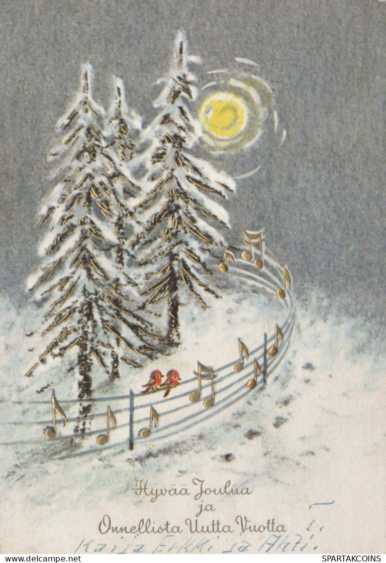 Buon Anno Natale Vintage Cartolina CPSM #PAV151.IT - New Year
