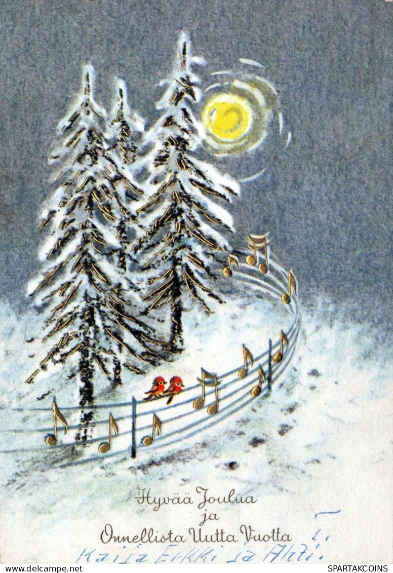 Buon Anno Natale Vintage Cartolina CPSM #PAV151.IT - New Year