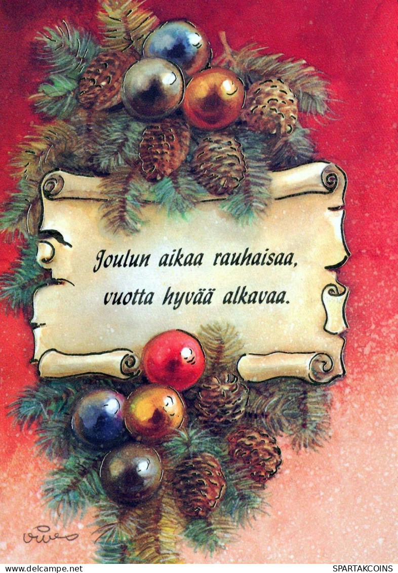 Buon Anno Natale Vintage Cartolina CPSM #PAT399.IT - New Year