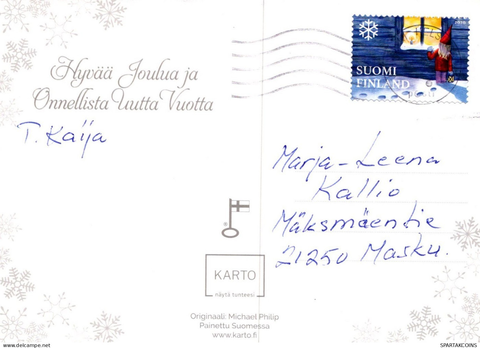 BABBO NATALE FLOWERS Natale Vintage Cartolina CPSM #PAK997.IT - Kerstman