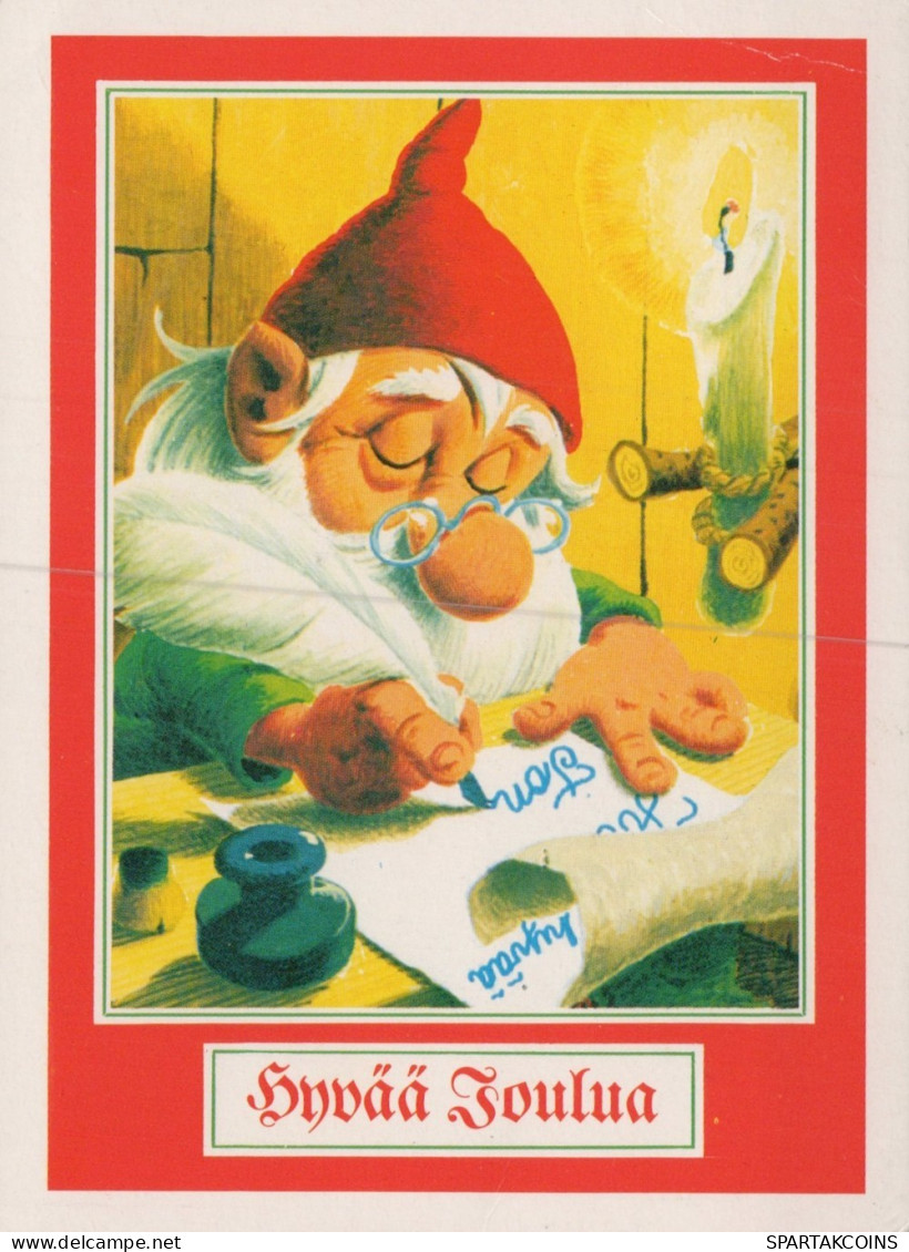 BABBO NATALE Natale Vintage Cartolina CPSM #PAK784.IT - Kerstman