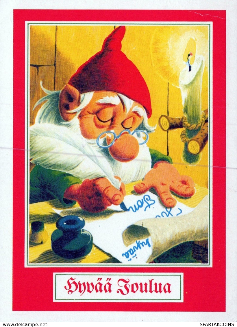 BABBO NATALE Natale Vintage Cartolina CPSM #PAK784.IT - Kerstman