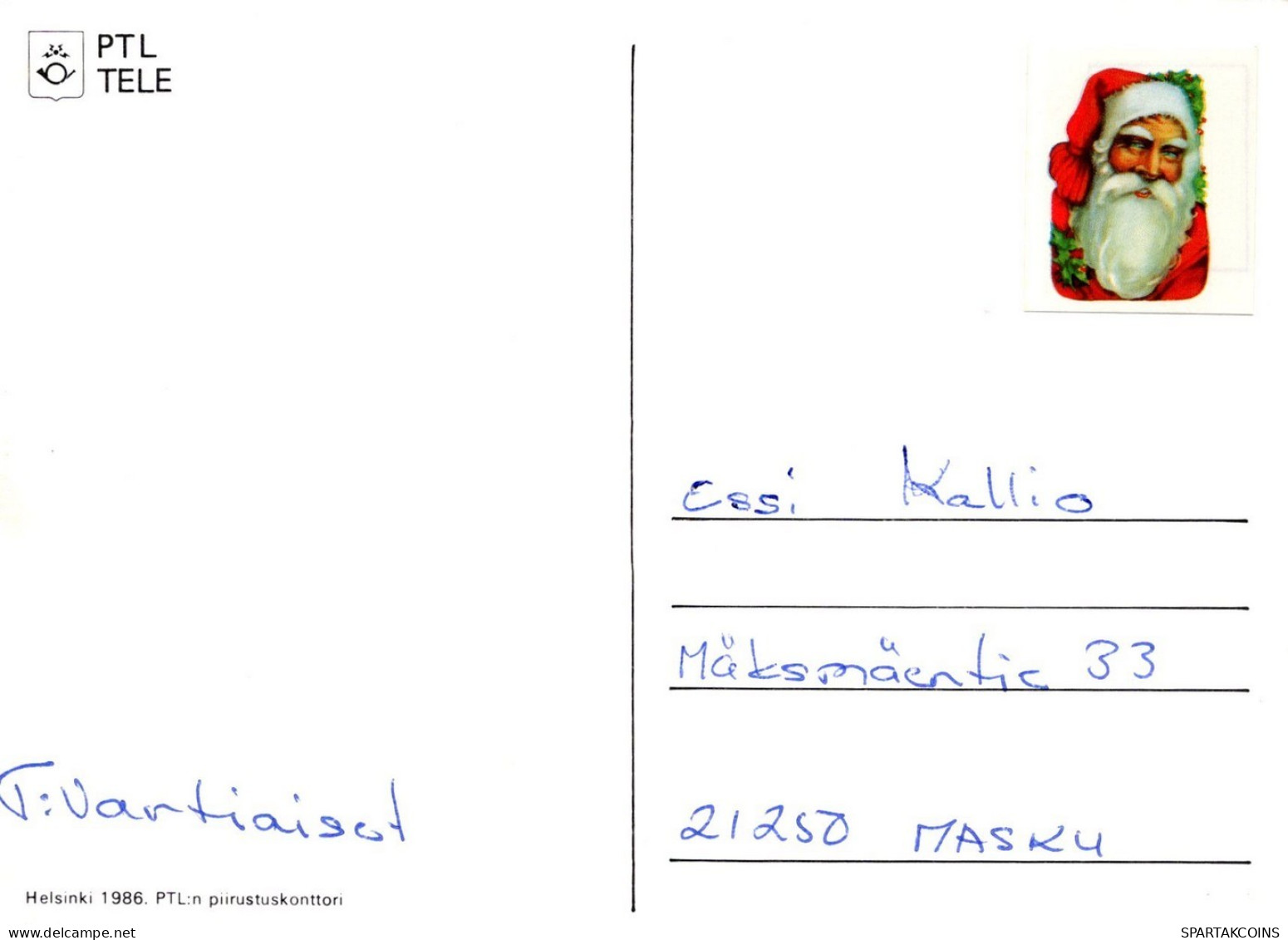 BABBO NATALE Natale Vintage Cartolina CPSM #PAJ955.IT - Kerstman