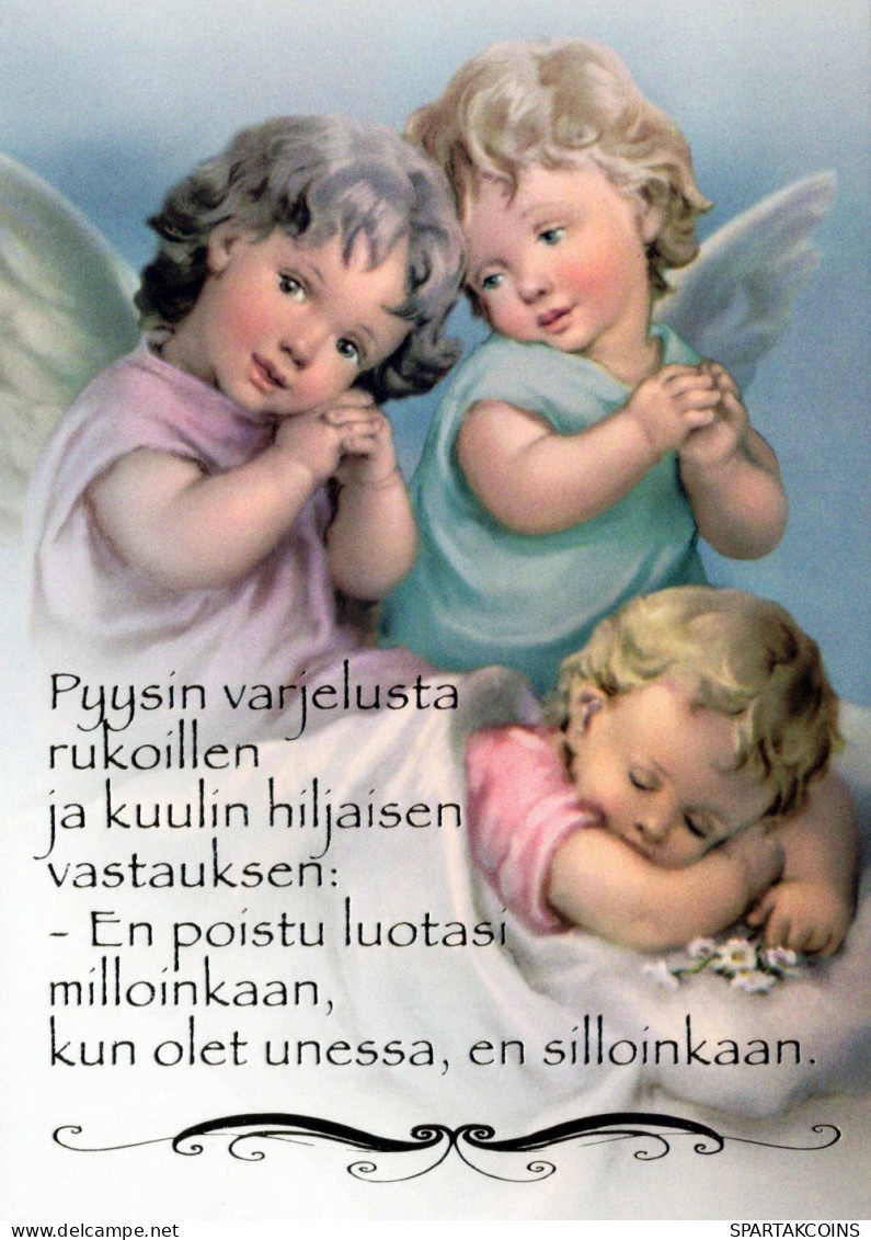 ANGELO Buon Anno Natale Vintage Cartolina CPSM #PAJ086.IT - Engelen