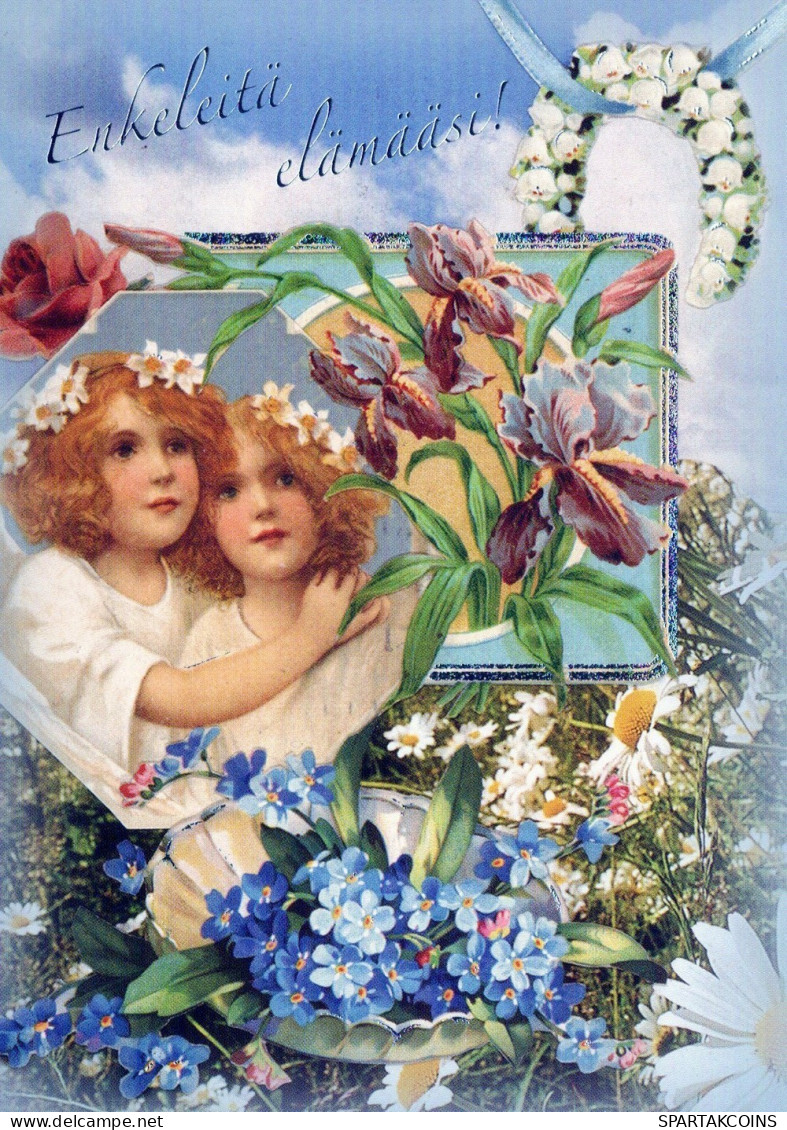 ANGELO Buon Anno Natale Vintage Cartolina CPSM #PAJ151.IT - Angels