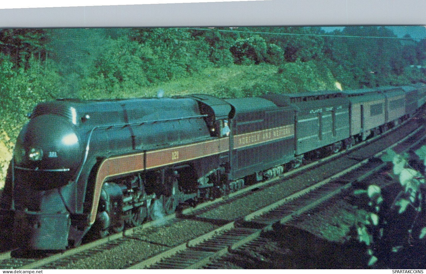 TRENO TRASPORTO FERROVIARIO Vintage Cartolina CPSMF #PAA626.IT - Trains