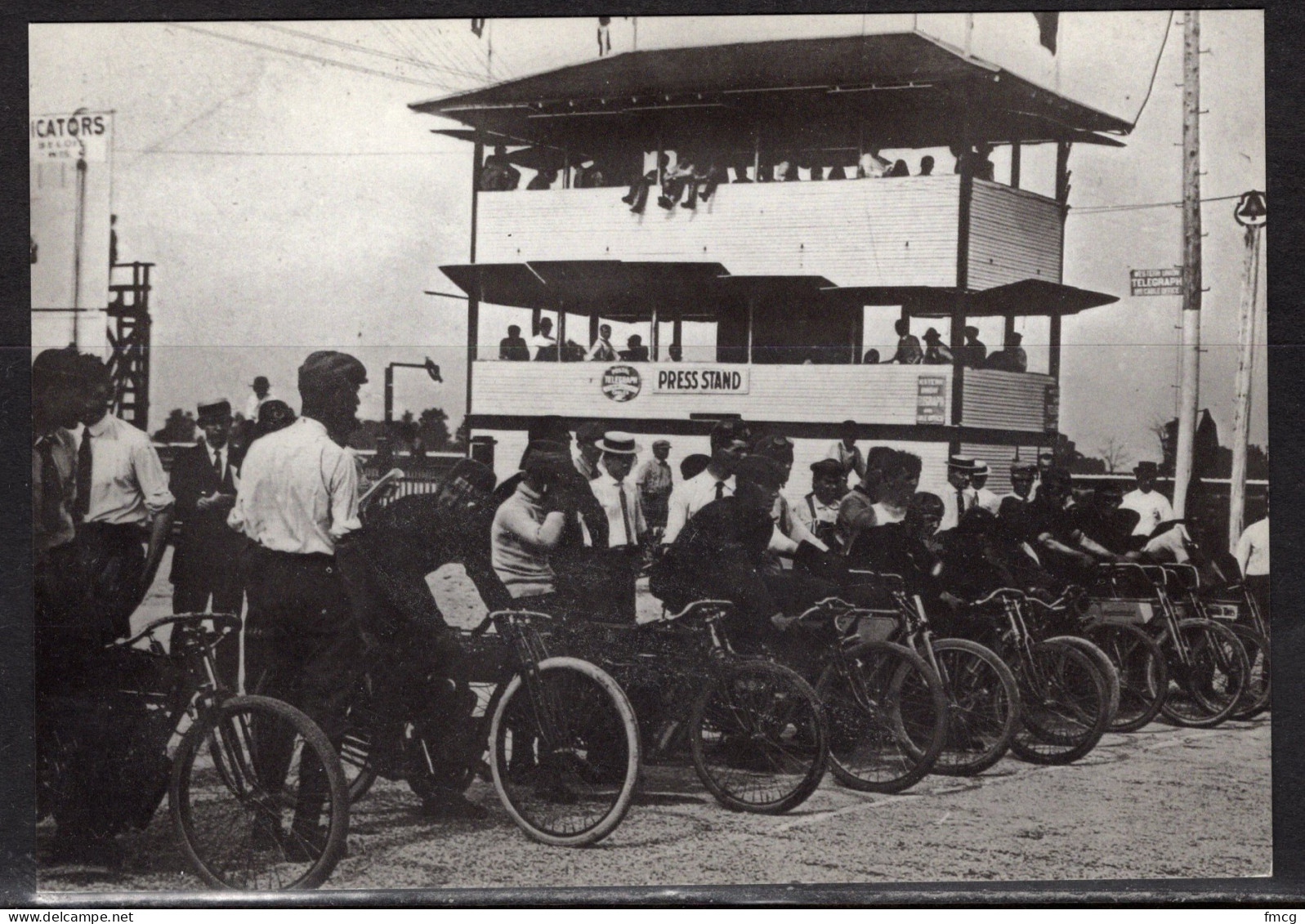 Indianapolis Motor Speedway, Motorcycle Race In 1909, Unused - Autres & Non Classés
