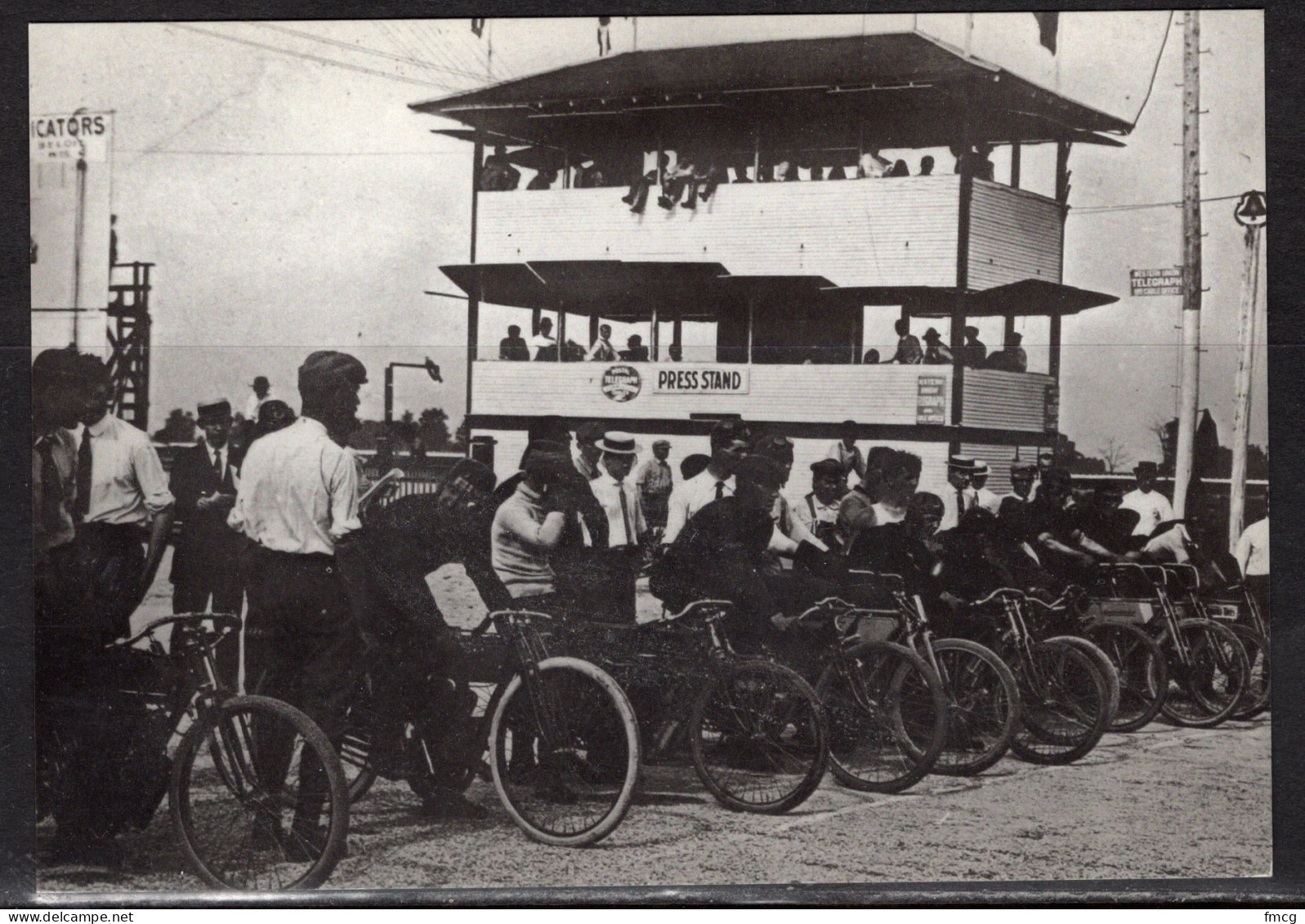 Indianapolis Motor Speedway, Motorcycle Race In 1909, Unused - Other & Unclassified