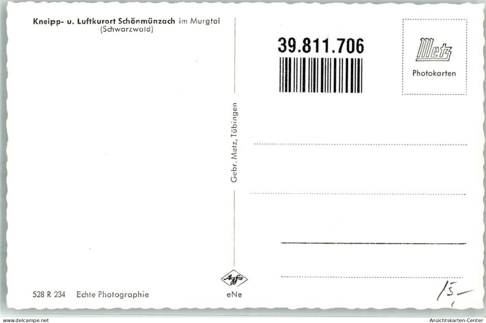 39811706 - Schoenmuenzach - Baiersbronn