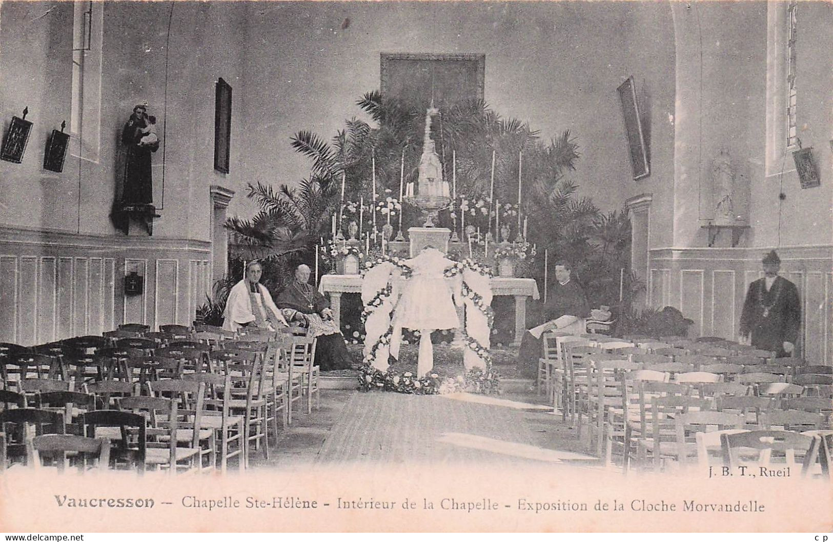 Vaucresson - Chapelle Sainte Helene - Interieure Chapelle - Exposition De La Cloche Morvandelle -  CPA °J - Vaucresson