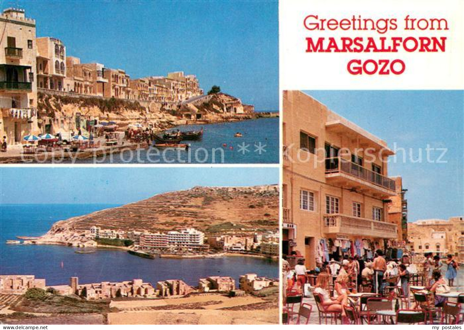 73638085 Gozo Malta Marsalforn Very Popular Resort Gozo Malta - Malta