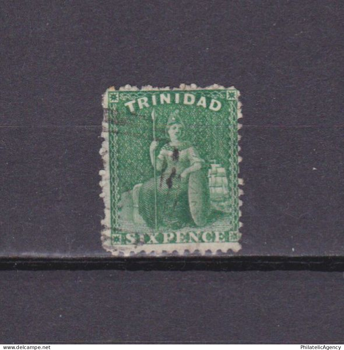 TRINIDAD 1863, SG #72, Used - Trinidad & Tobago (...-1961)